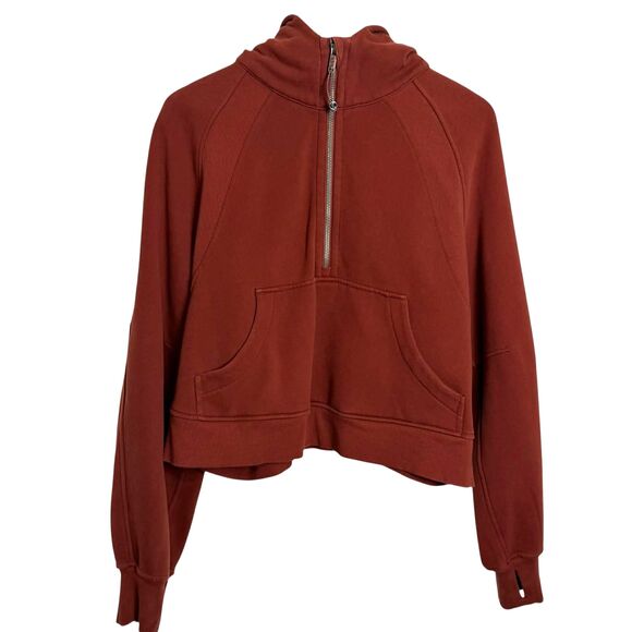 Lululemon Scuba Oversized Half-Zip Hoodie *Date Brown - Picture 2 of 10